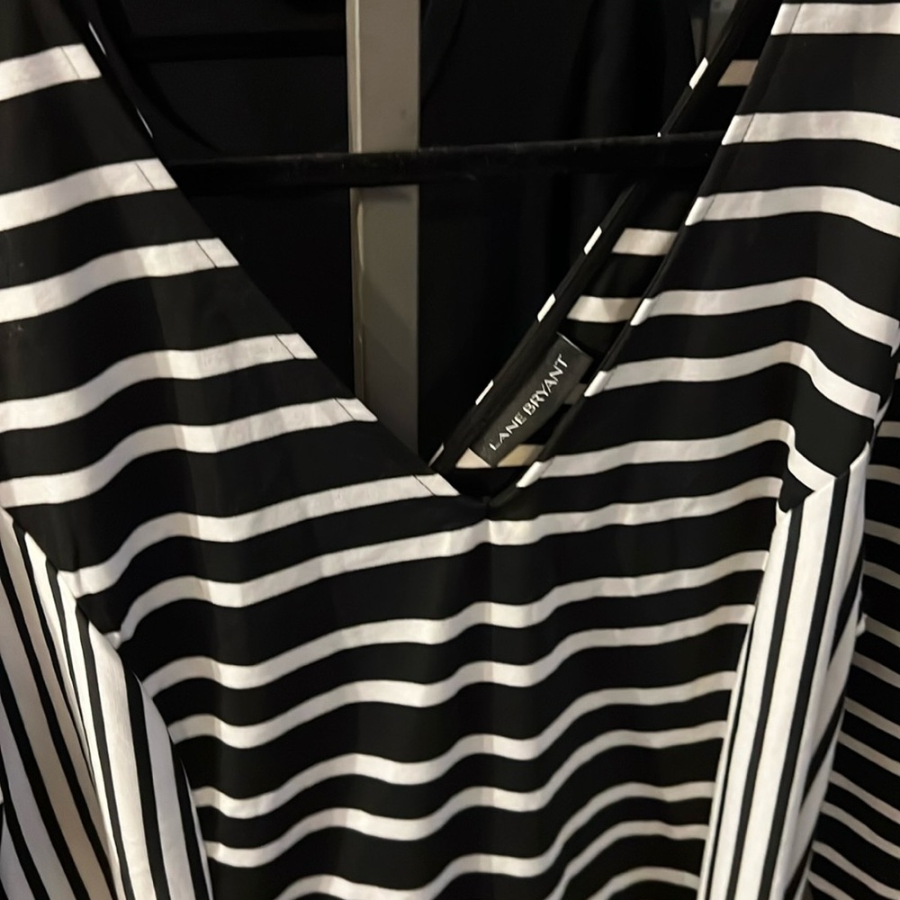 Lane Bryant Blac And white Dress